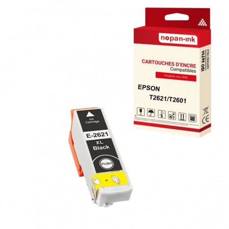 T2621/T2601 26 XL NOIR - CARTOUCHE COMPATIBLE POUR EPSON