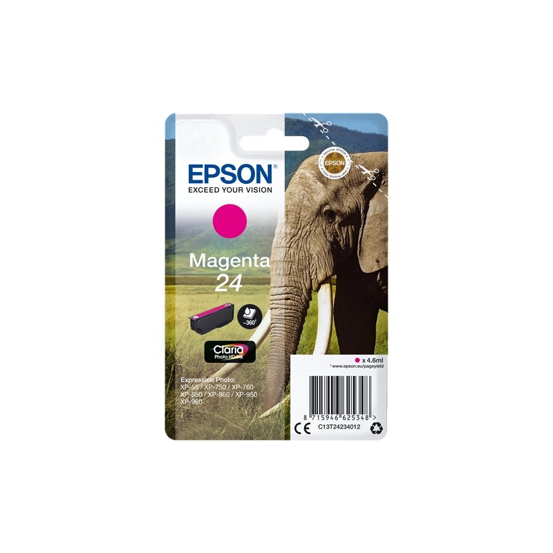 EPSON T2423 (24) MAGENTA - CARTOUCHE ORIGINALE
