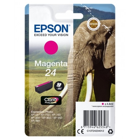 EPSON T2423 (24) MAGENTA - CARTOUCHE ORIGINALE