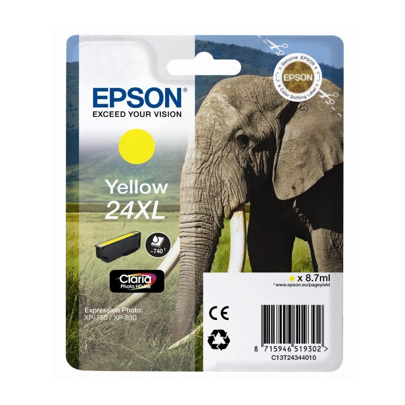 EPSON T2434 (24XL) YELLOW - CARTOUCHE ORIGINALE