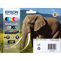 X 6 EPSON T2431 XL/ T2432...