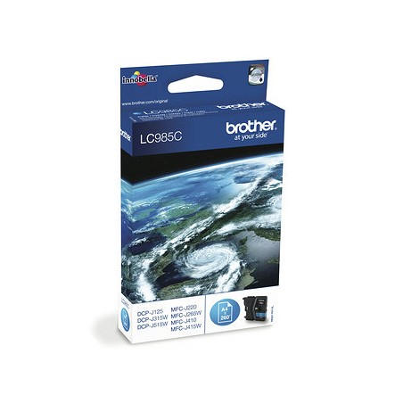 BROTHER LC985 CYAN-CARTOUCHE ORIGINALE