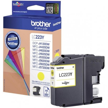 BROTHER LC223 YELLOW-CARTOUCHE ORIGINALE