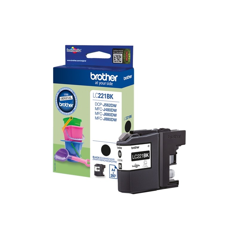 BROTHER LC221 NOIR-CARTOUCHE ORIGINALE