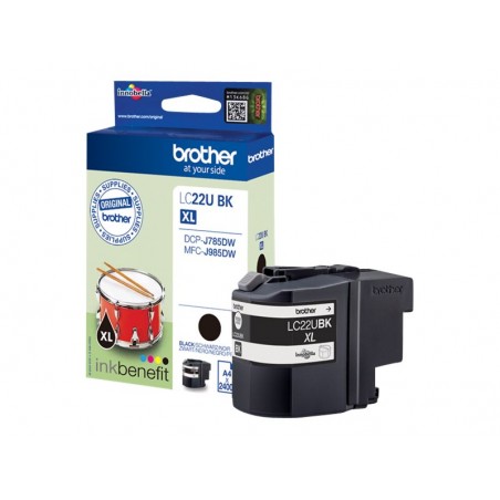 BROTHER LC22U NOIR-CARTOUCHE ORIGINALE