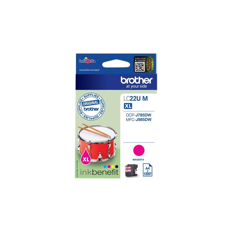 BROTHER LC22U MAGENTA-CARTOUCHE ORIGINALE