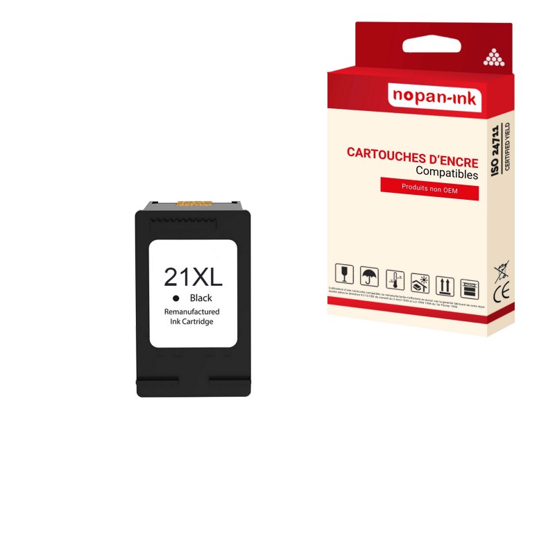 HP 21 XL  POUR HP NOIR (HP21) - CARTOUCHE COMPATIBLE