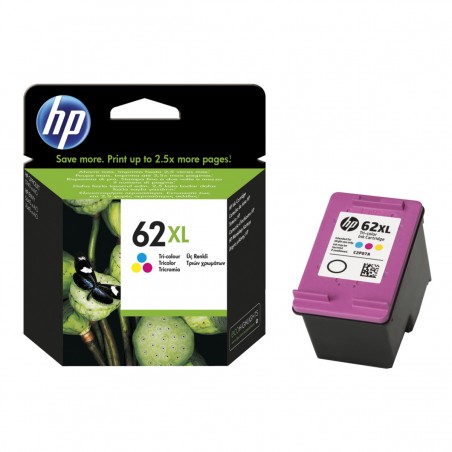 HP 62 XL (HP62) COULEUR- CARTOUCHE ORIGINALE