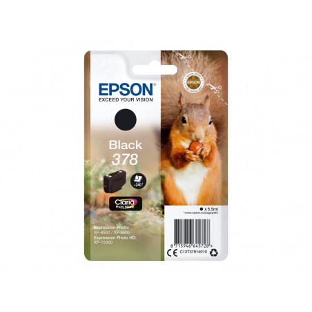 EPSON 378 NOIR - CARTOUCHE ORIGINALE