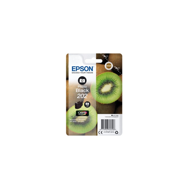 EPSON 202 PHOTO NOIR- CARTOUCHE ORIGINALE