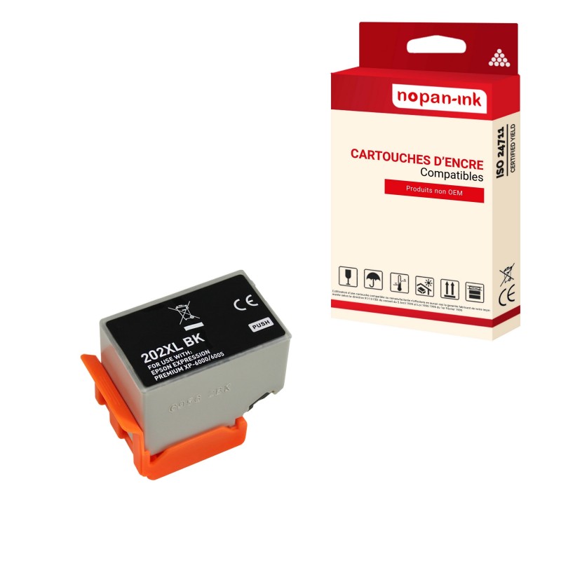 202 XL POUR EPSON NOIR- CARTOUCHE COMPATIBLE POUR EPSON