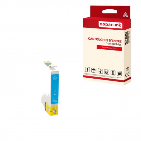 T3472/T3462 34 XL CYAN- CARTOUCHE COMPATIBLE POUR EPSON