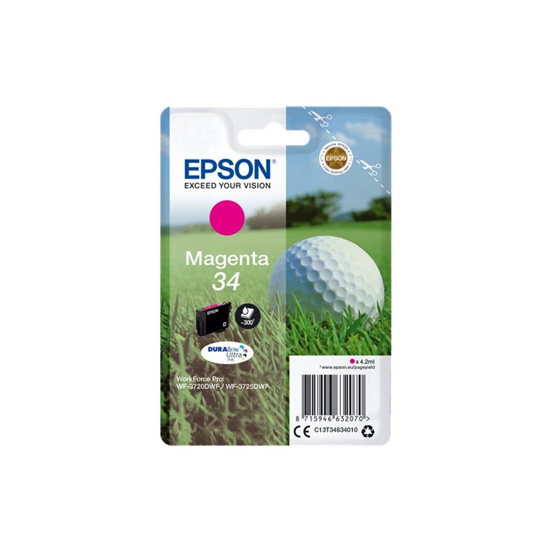 EPSON T3463 34 MAGENTA- CARTOUCHE ORIGINAL