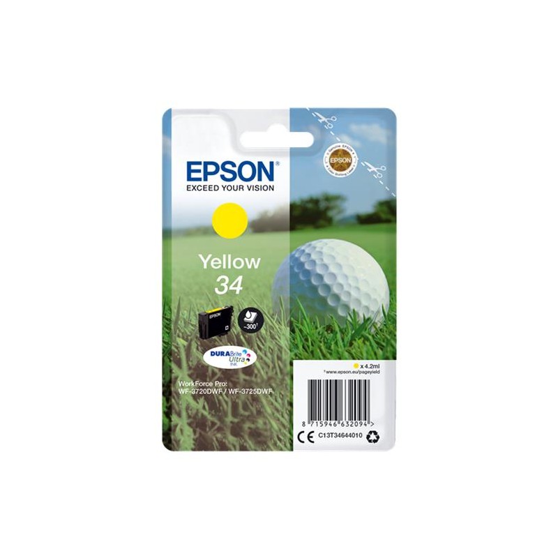 EPSON T3464 34 YELLOW- CARTOUCHE ORIGINAL