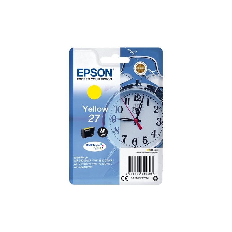 EPSON T2703 27 YELLOW- CARTOUCHE ORIGINALE