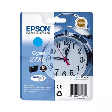 EPSON T2712 27XL CYAN - CARTOUCHE ORIGINALE