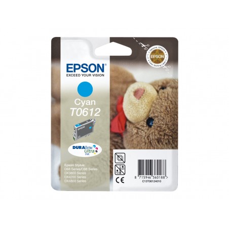 EPSON T0612 CYAN- CARTOUCHE ORIGINALE