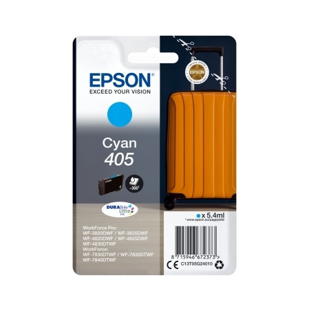 EPSON T405 CYAN- CARTOUCHE ORIGINALE