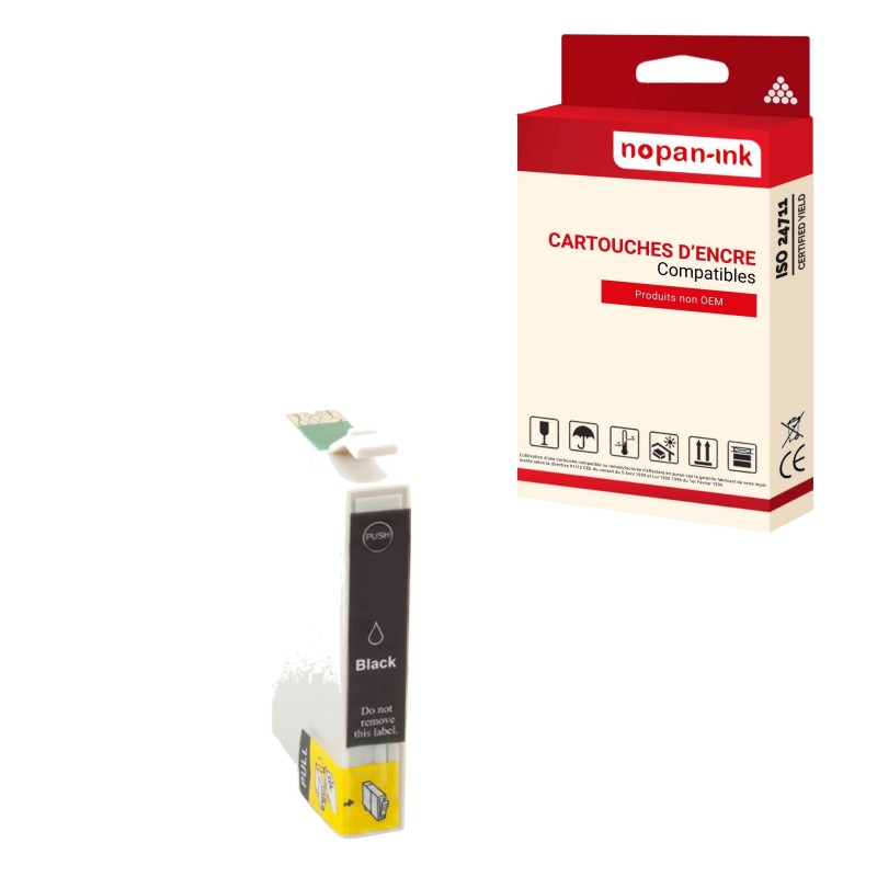 T0801 NOIR- CARTOUCHE COMPATIBLE POUR EPSON