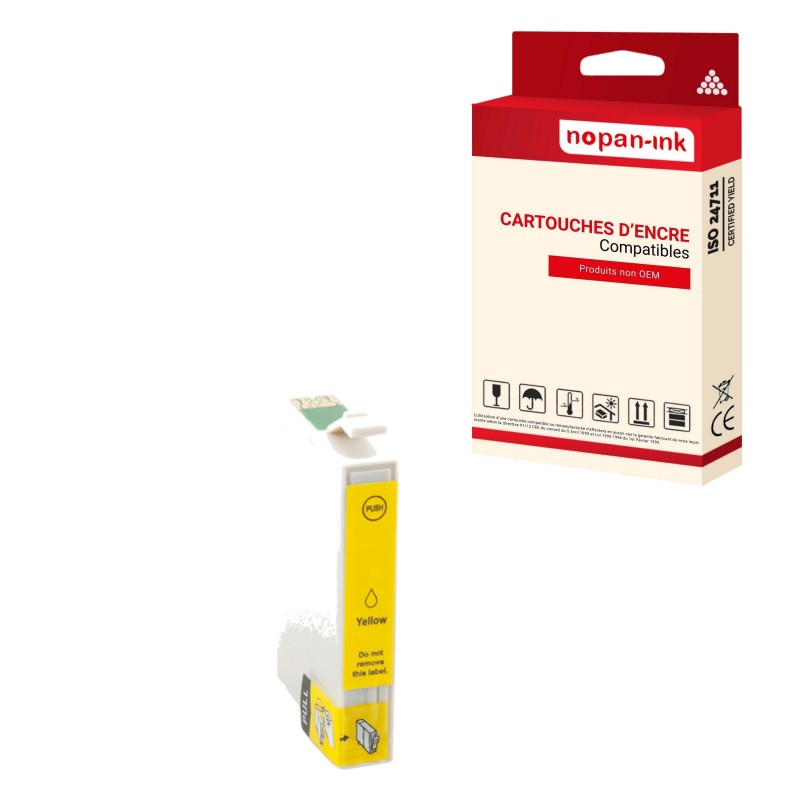 T0804 YELLOW- CARTOUCHE COMPATIBLE POUR EPSON