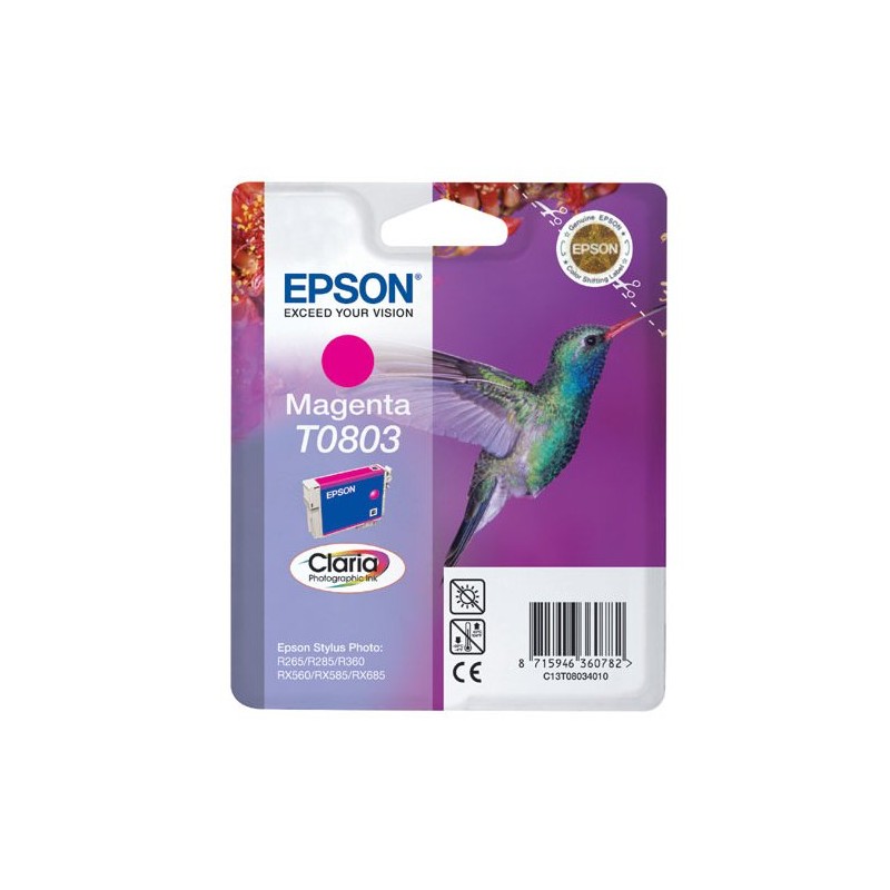 EPSON T0803 MAGENTA- CARTOUCHE ORIGINALE