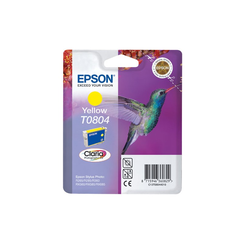 EPSON T0804 YELLOW- CARTOUCHE ORIGINALE