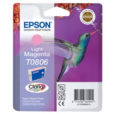 EPSON T0806 LIGHT MAGENTA- CARTOUCHE ORIGINALE
