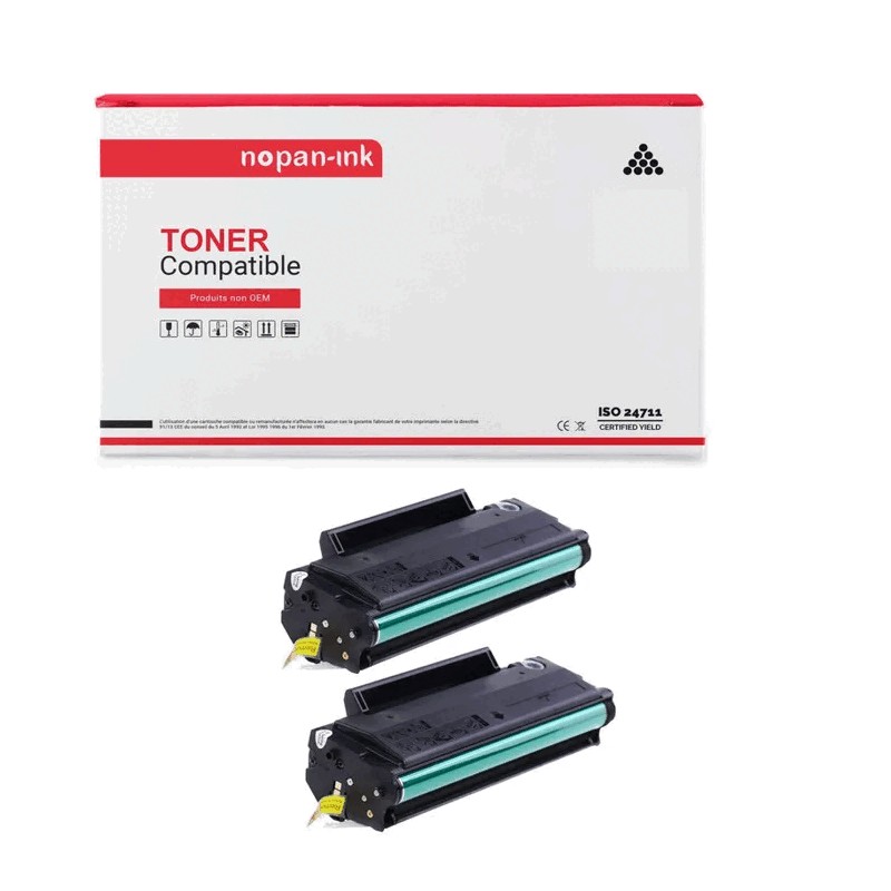 PA210 pour PANTUM Noir x 2 - TONER COMPATIBLE