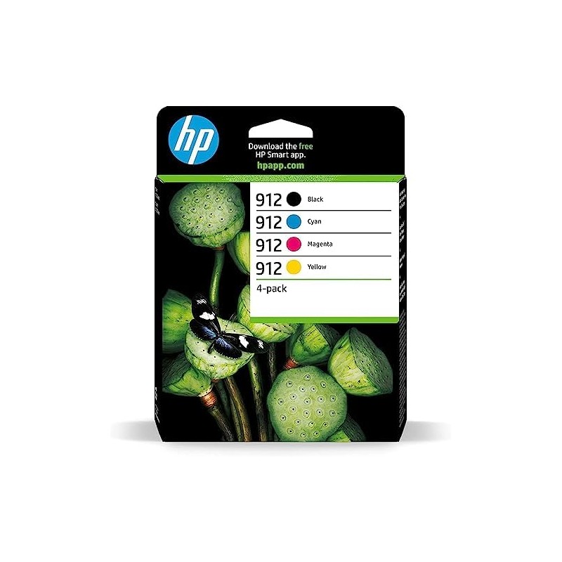 HP 912 6ZC74AE noir, cyan, magenta, yellow CARTOUCHE ORIGINALE