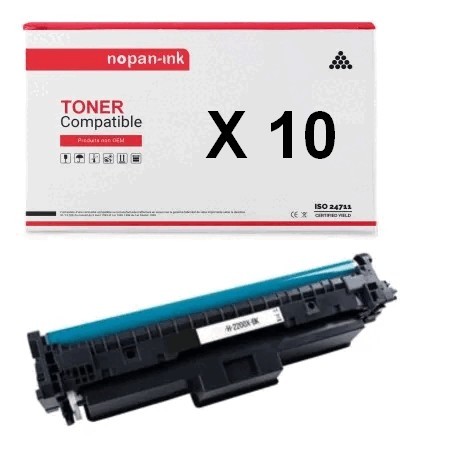 TONER W2200X 220X COMPATIBLE POUR HP NOIR X 10