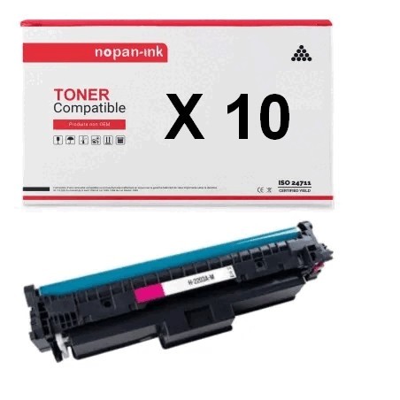 TONER W2202X 220X COMPATIBLE POUR HP MAGENTA X 10