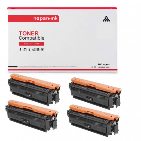 X 4 W9060MC NOIR - TONER COMPATIBLE POUR HP