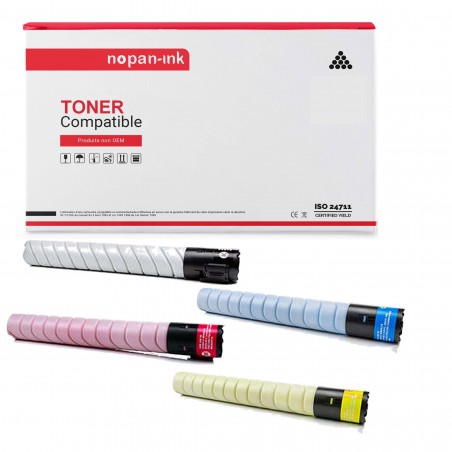 X 4 MPC 3003 TONER COMPATIBLE POUR RICOH AFICIO - 841817 / 841820 / 841819 / 841818