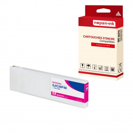 SJIC26P MAGENTA- CARTOUCHE D'ENCRE COMPATIBLE POUR EPSON