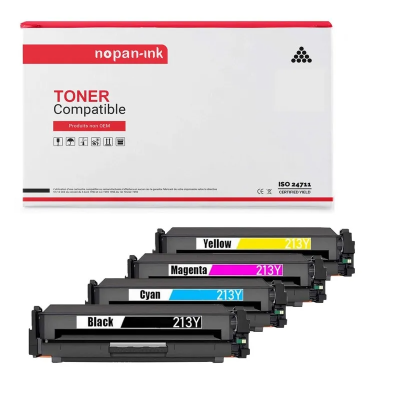 SYNESIS - HP W2130Y/W2130X/W2130A - Lot de 4 toners multi-couleurs