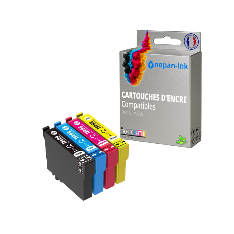 Cartouche pour EPSON 604XL Ananas Compatible Multipack x 4 C13T09R64010 C13T09Q14010 C13T09R24010 C13T09R34010 C13T09R44010