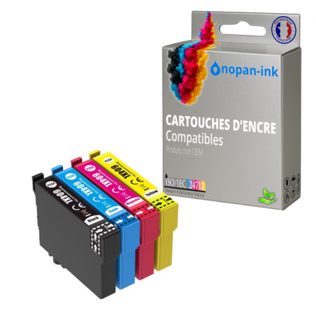 Cartouche pour EPSON 604XL Ananas Compatible Multipack x 4 C13T09R64010 C13T09Q14010 C13T09R24010 C13T09R34010 C13T09R44010