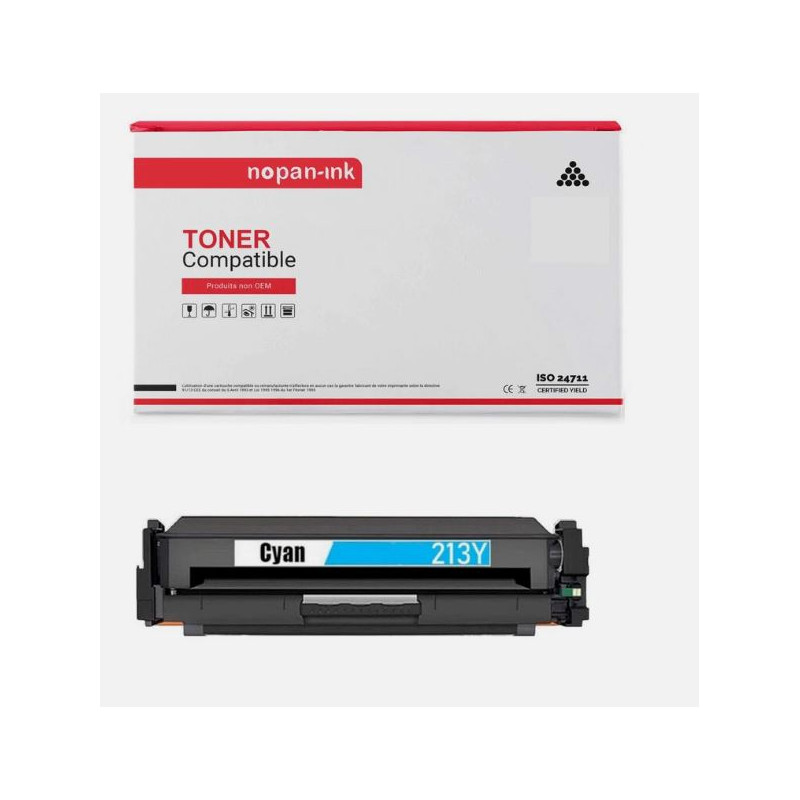 Toner compatible pour HP W2131Y W2131X W2131A Cyan 12000 Pages NOPAN-INK