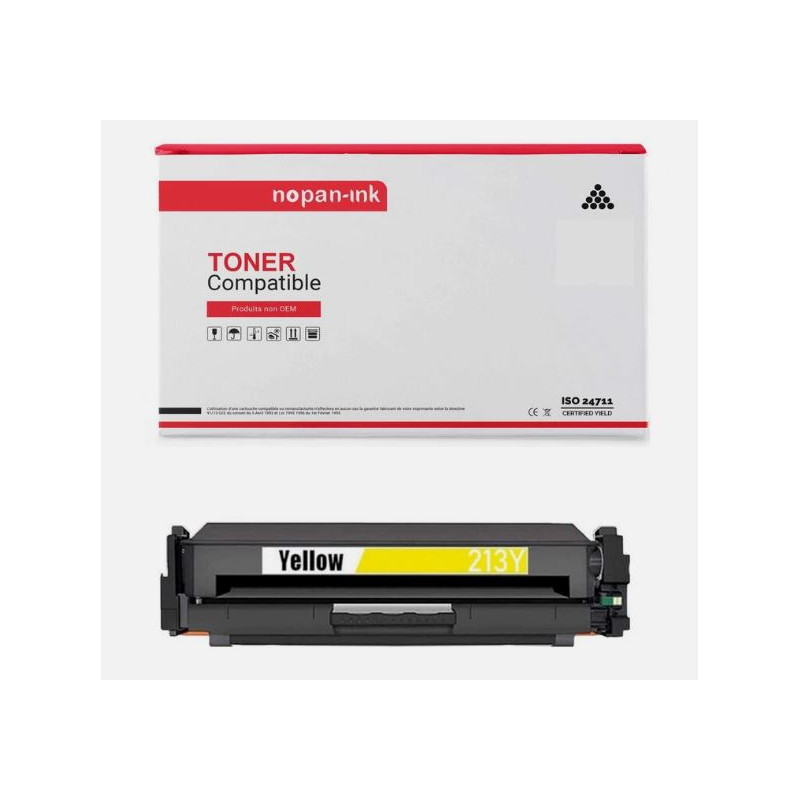 Toner compatible pour HP W2132Y W2132X W2132A Jaune 12000 Pages NOPAN-INK