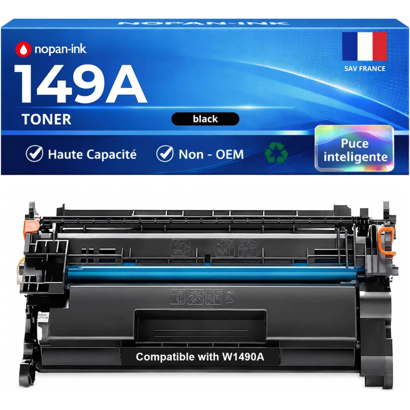 W1490A 149A Toner Noir Compatible pour HP LaserJet Pro 4001dn 4002dn