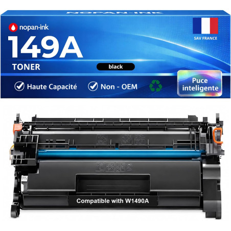 W1490A 149A Toner Noir Compatible pour HP LaserJet Pro 4001dn 4002dn