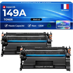2X Noir W1490A 149A Toner...