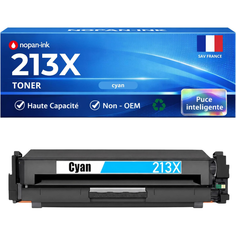 W2131X Cyan Toner Compatible pour HP Color LaserJet Enterprise 5700dn 6700dn
