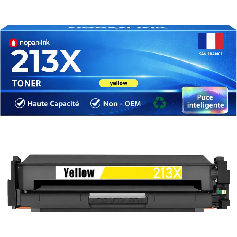 W2133X Jaune Toner Compatible pour HP Color LaserJet Enterprise 5700dn 6700dn