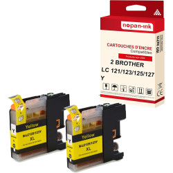 Pack de 2 LC123 XL Yellow -...