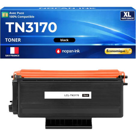 Consomag - TN3170 Toner Compatible pour Brother DCP Noir 8000 Pages